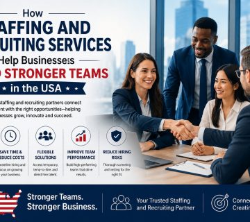 How Staffing and Recruiting Services Help Businesses Build Stronger Teams in the USA